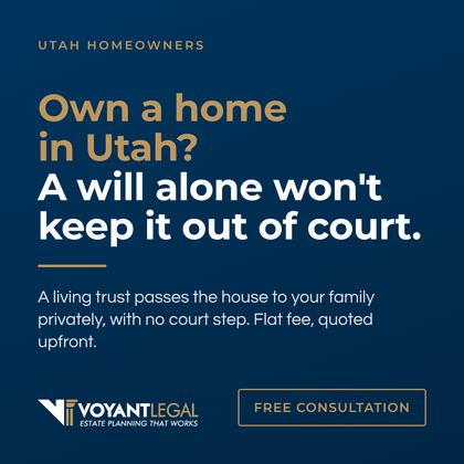 Keep the house in the family, not in court ad, square